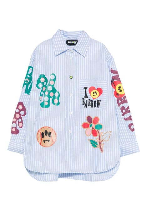 Camicia con stampa BARROW KIDS | F5BKJGSI197GW034
